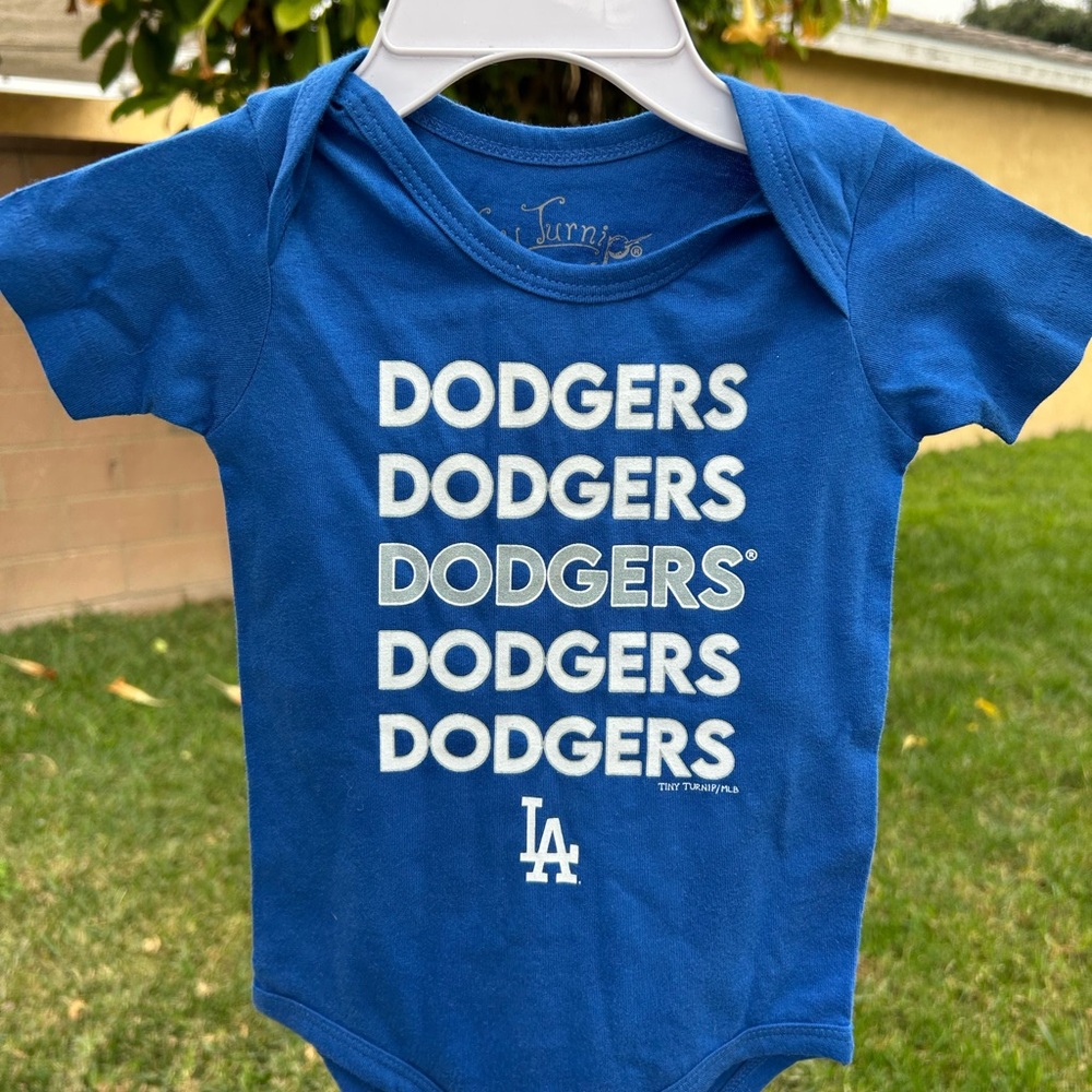 Dodgers Blue Baby Bodysuit
